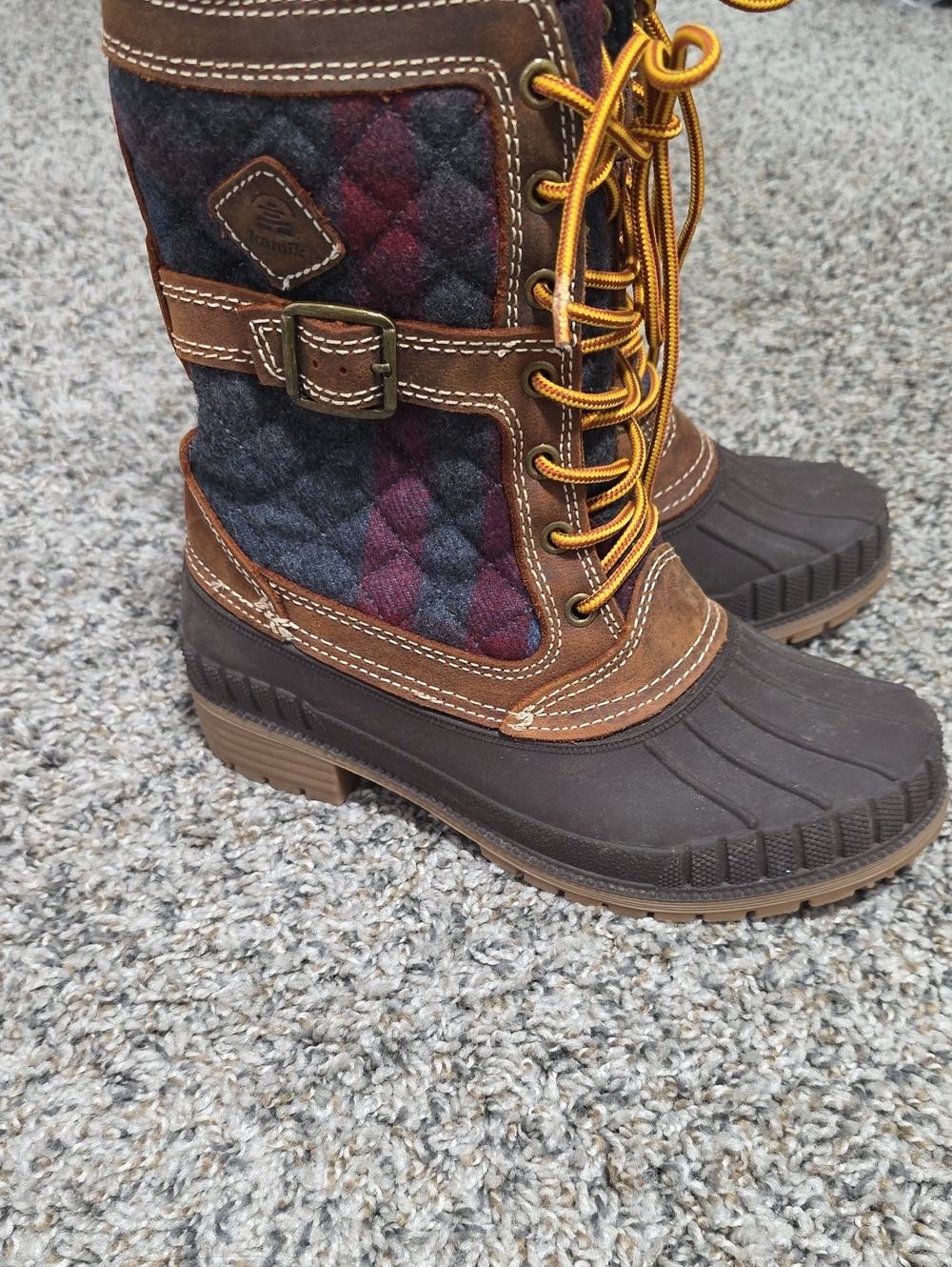 Women’s Brown Lace-Up Waterproof Winter Boots - Picture 4 of 4